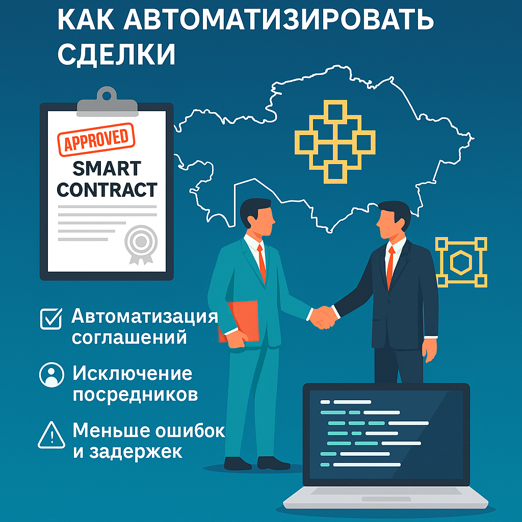 Смарт-контракты для бизнеса в Казахстане: как автоматизировать сделки
