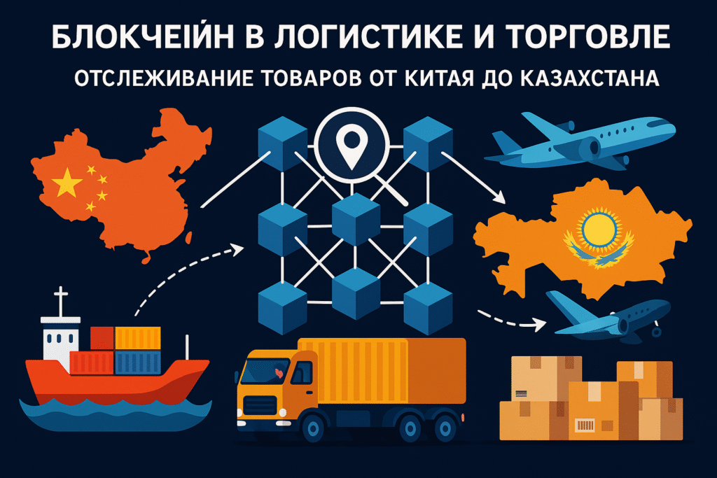 Блокчейн в логистике и торговле: отслеживание товаров от Китая до Казахстана
