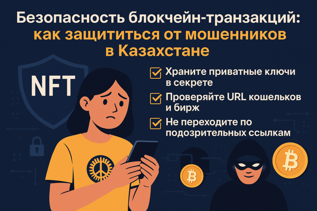 Безопасность блокчейн-транзакций: как защититься от мошенников в Казахстане
