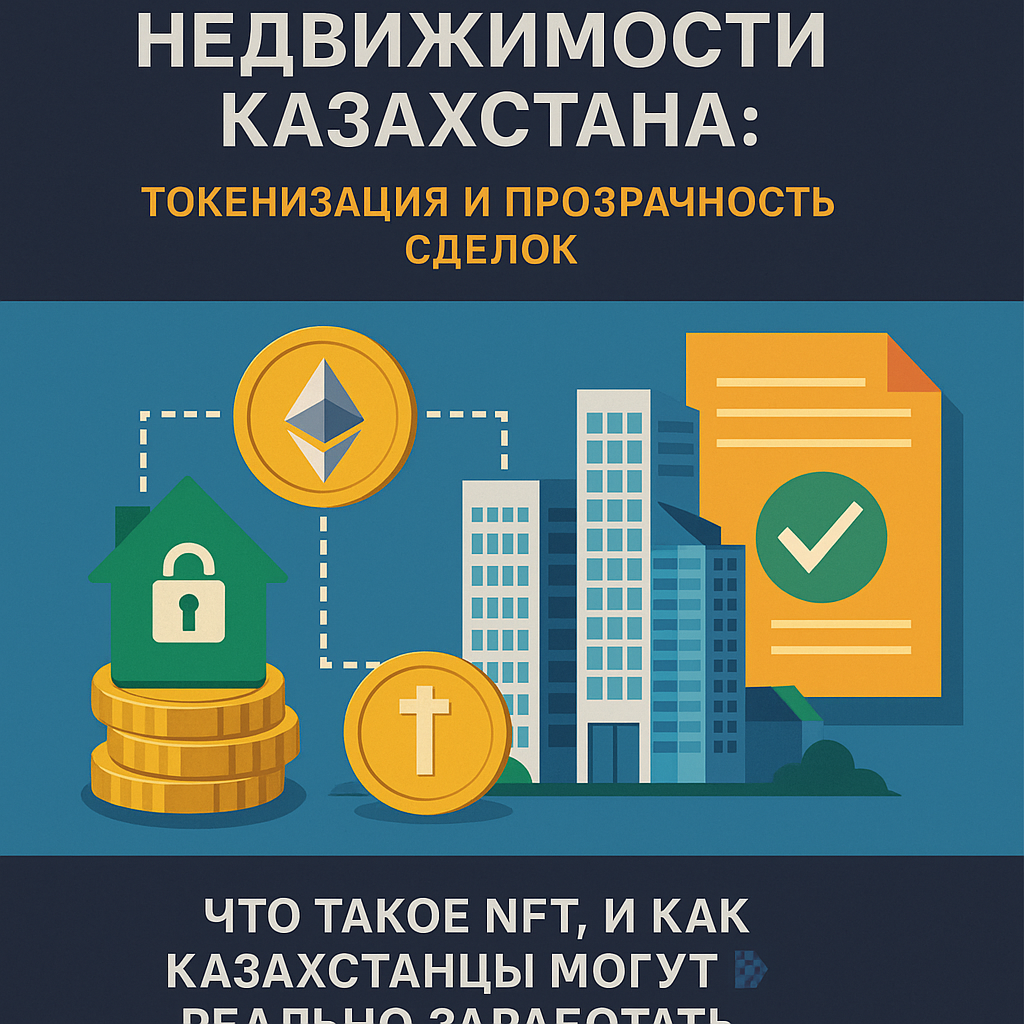 Блокчейн в недвижимости Казахстана: токенизация и прозрачность сделок