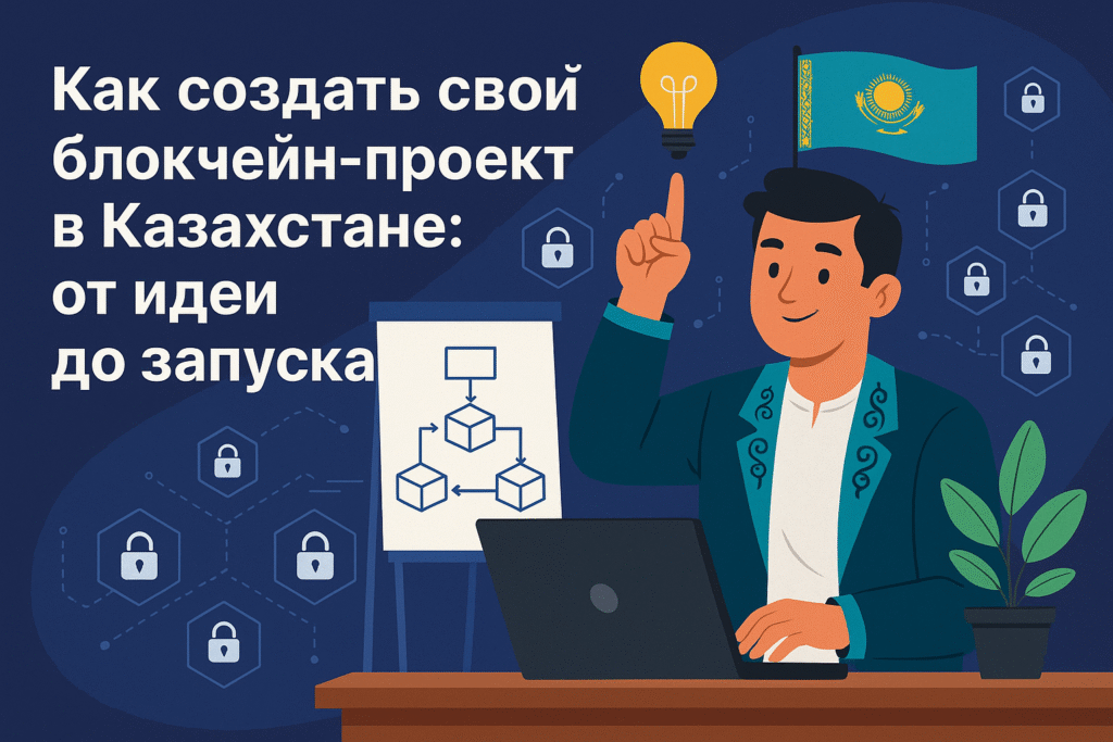 Как создать свой блокчейн-проект в Казахстане: от идеи до запуска