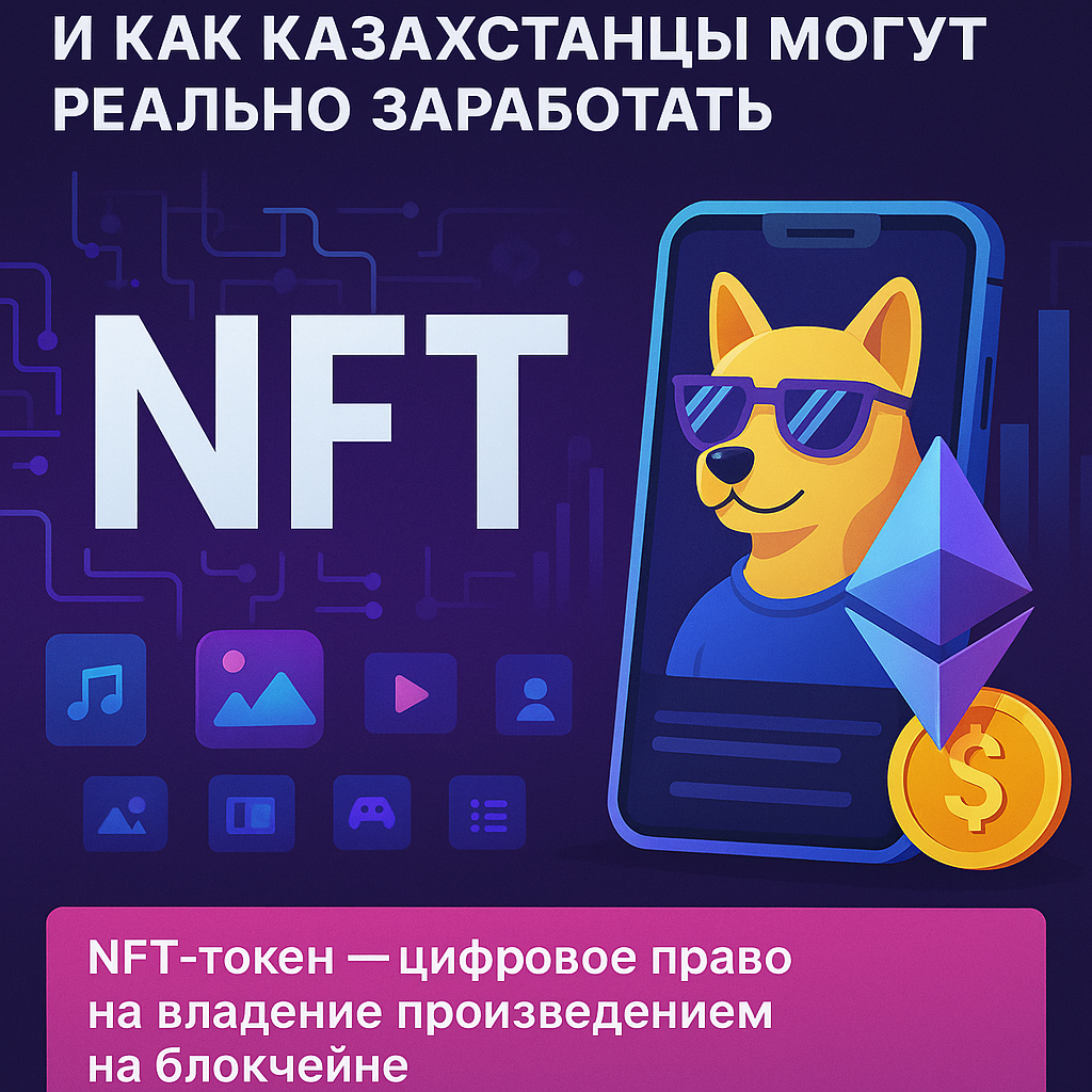 NFT на блокчейне: что это такое и как казахстанцы могут реально заработать