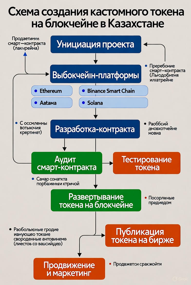 создание собственного токена на блокчейне
